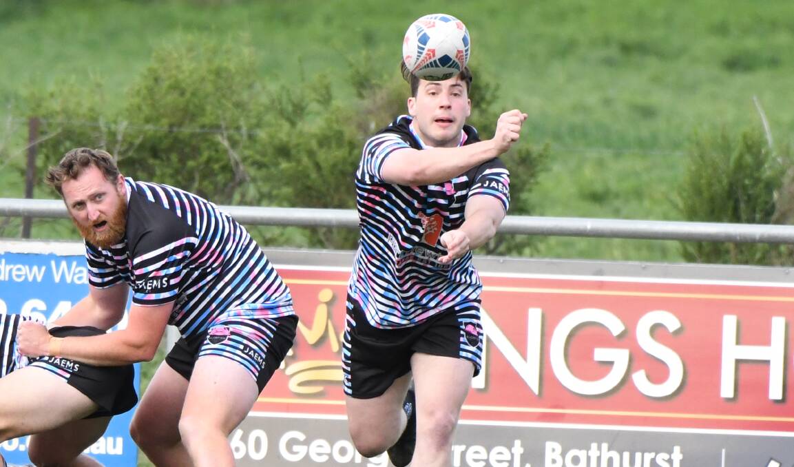 PLATING UP: Blobfish speedster Harry Cummins said his side is gunning to at least defend its Plate win in this weekend's Building Durability Bathurst Rugby 10s Tournament.