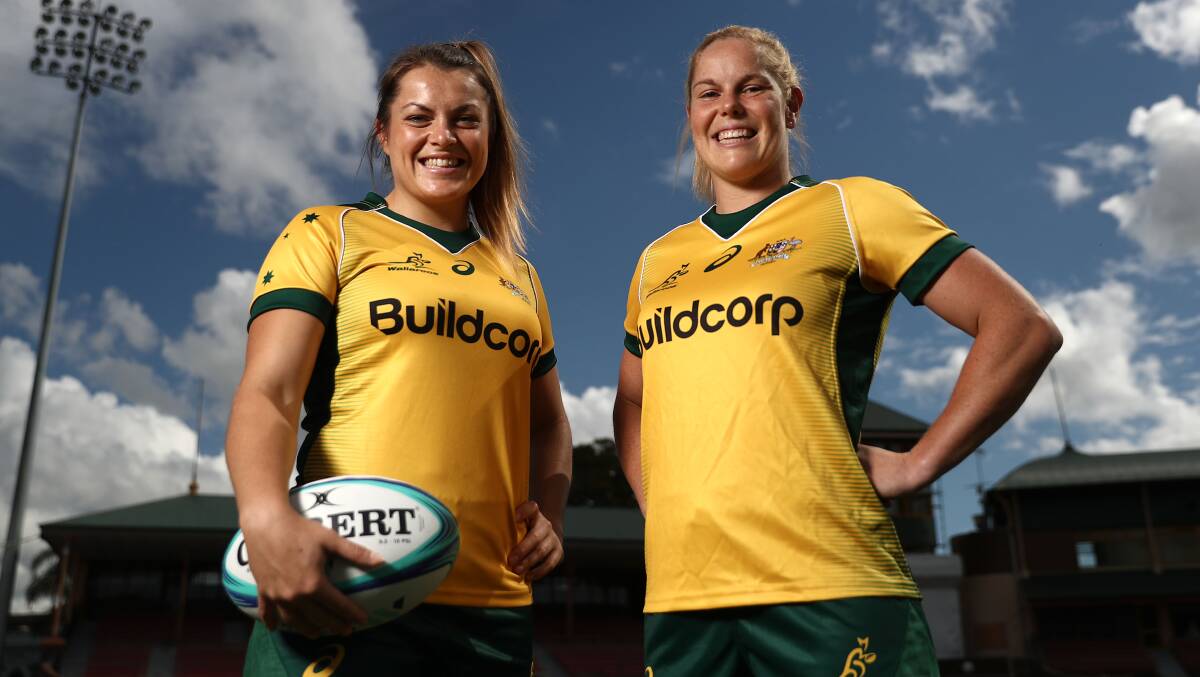 NATIONAL CALL: Grace Hamilton and Emily Chancellor have both been included in the Wallaroos' extended squad. Photo: RUGBY AU MEDIA/STUART WALMSLEY