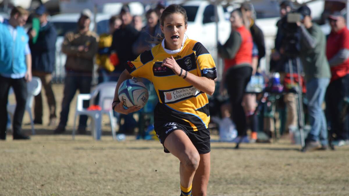 THE DANGER: Westfund Ferguson Cup player of the year Claire Woolmington is the obvious key for CSU Bathurst this weekend. Photo: MATT FINDLAY