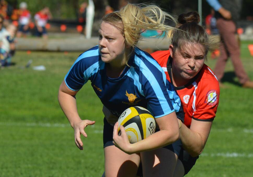 STEPPING UP: West Wyalong's Kenesha Stevens will skipper Central West at this weekend's NSW Country Rugby Union Women's Sevens Championship. Photo: MATT FINDLAY