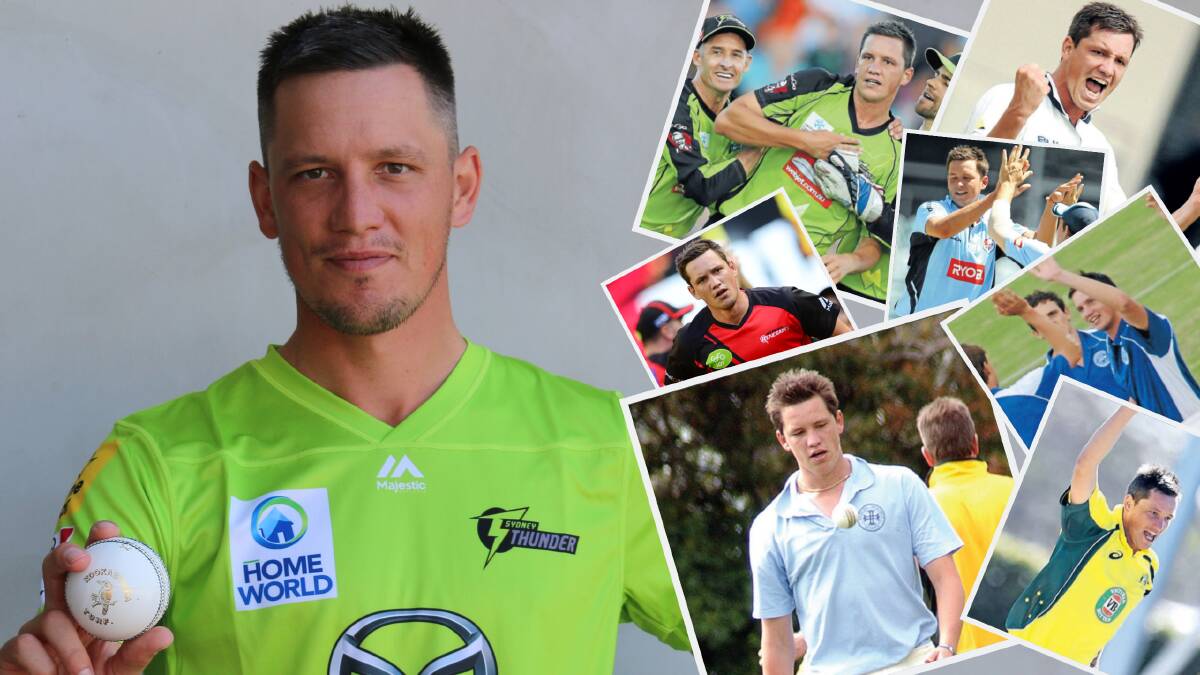 JUST A GAME: Chris Tremain's career has now taken him back to the Sydney Thunder, a decision that's revolved around family, a massive focus in his life and his outlook on cricket. 