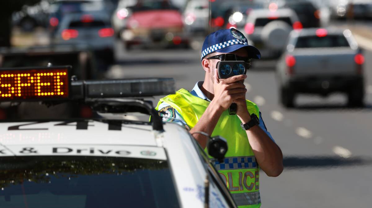 SPEED KILLS: Statistics show fewer drivers around Orange have been caught speeding recently, compared to previous months. Photo: PHIL BLATCH
