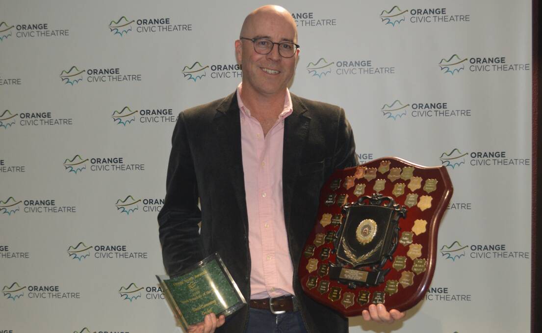 DESERVING: Departing ODJCA president Dave Cumming was crowned Volunteer of the Year. Photo: MATT FINDLAY