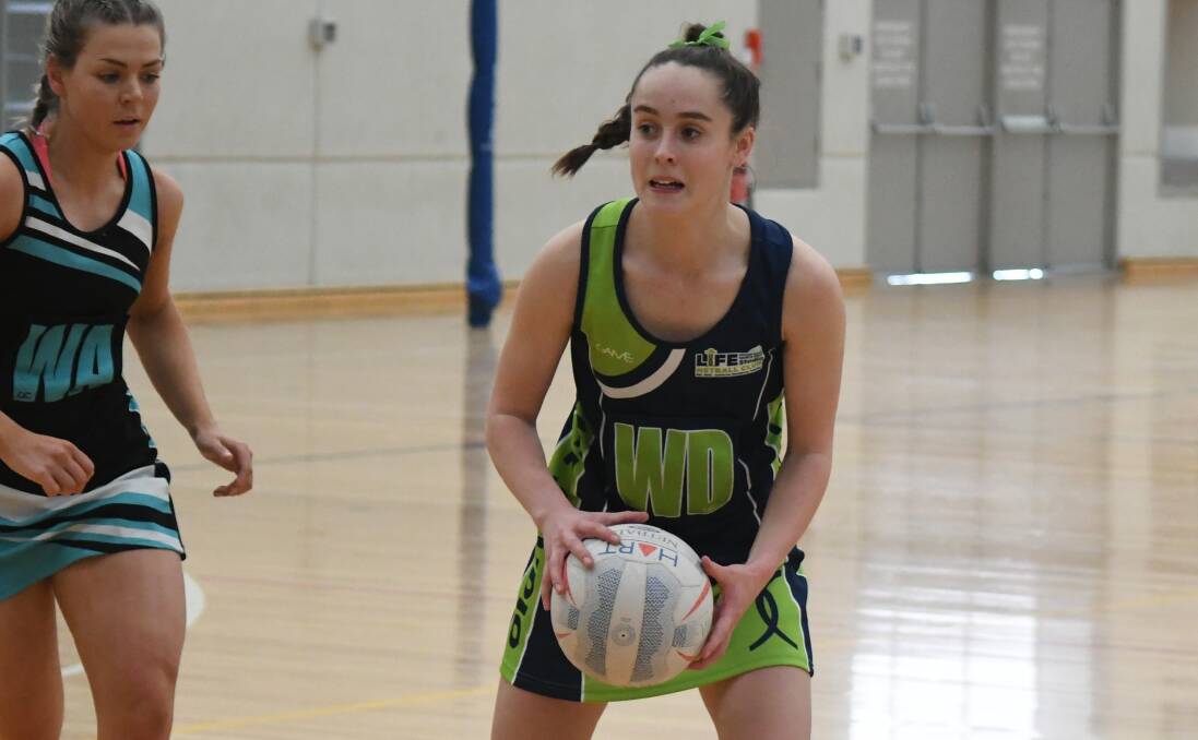 UNDER PRESSURE: Em Williams and her Life Studio side is faced with three must-win games to finish the season, although the development of players like her is a big positive regardless of results. Photo: CARLA FREEDMAN