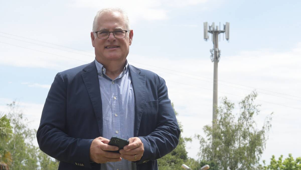 SYMPATHETIC: Telstra Regional General Manager Mike Marom said upgrade work in Orange is expected to completed on Saturday afternoon. Photo: JUDE KEOGH