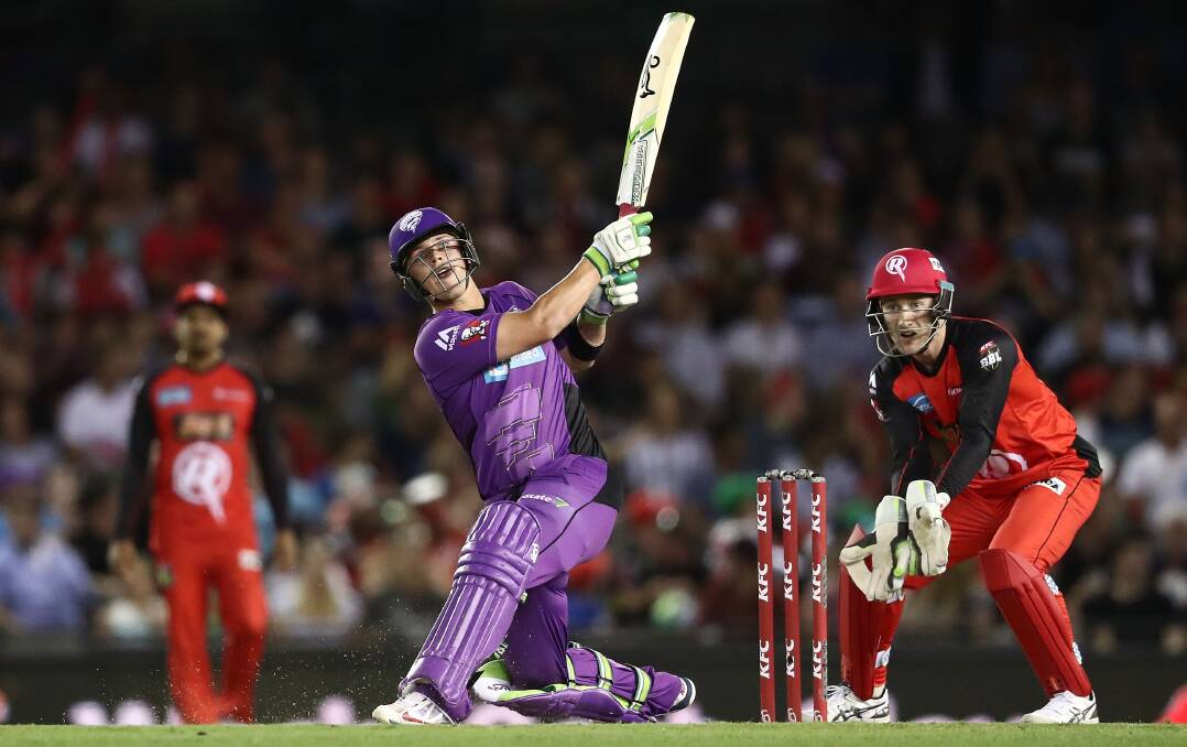 SWASHBUCKLING: Ben McDermott's dig on Thursday was incredible, but do numbers alone tell his true story as a batsman? Photo: GETTY IMAGES