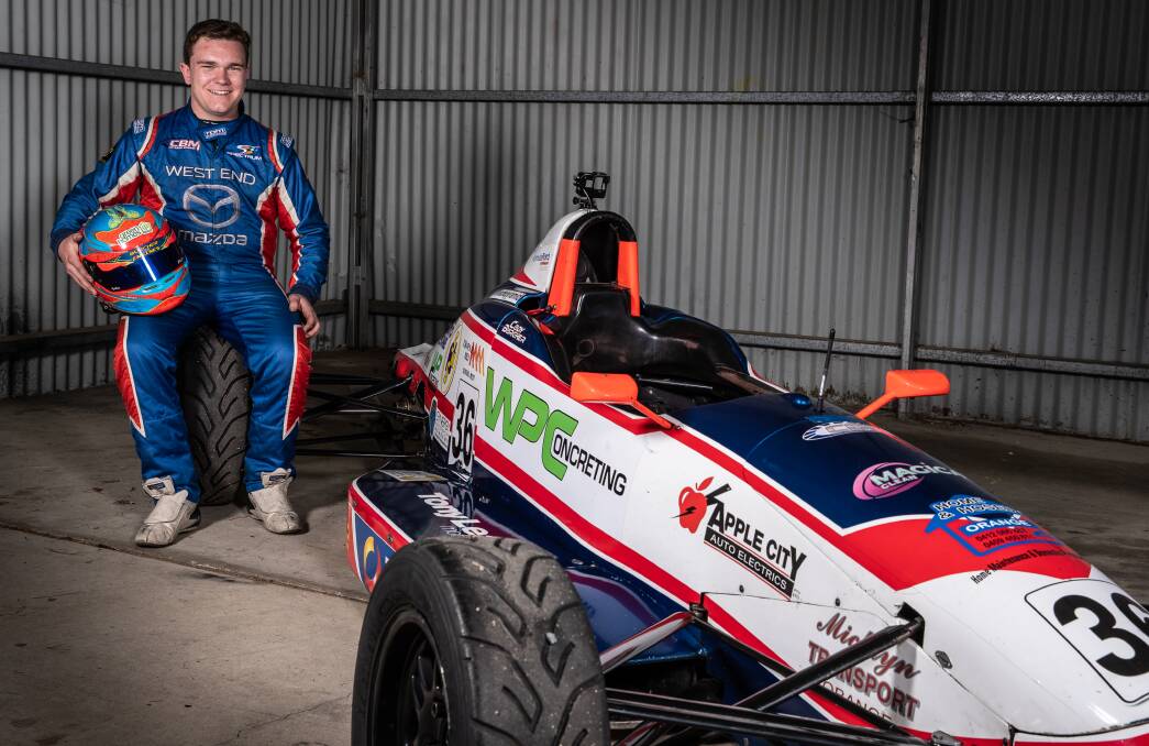 DRIVING FORCE: Orange's Cody Burcher enjoyed stunning success at last weekend's Wakefield Park round of the Australian Formula Ford Series. Photo: INSYDE MEDIA