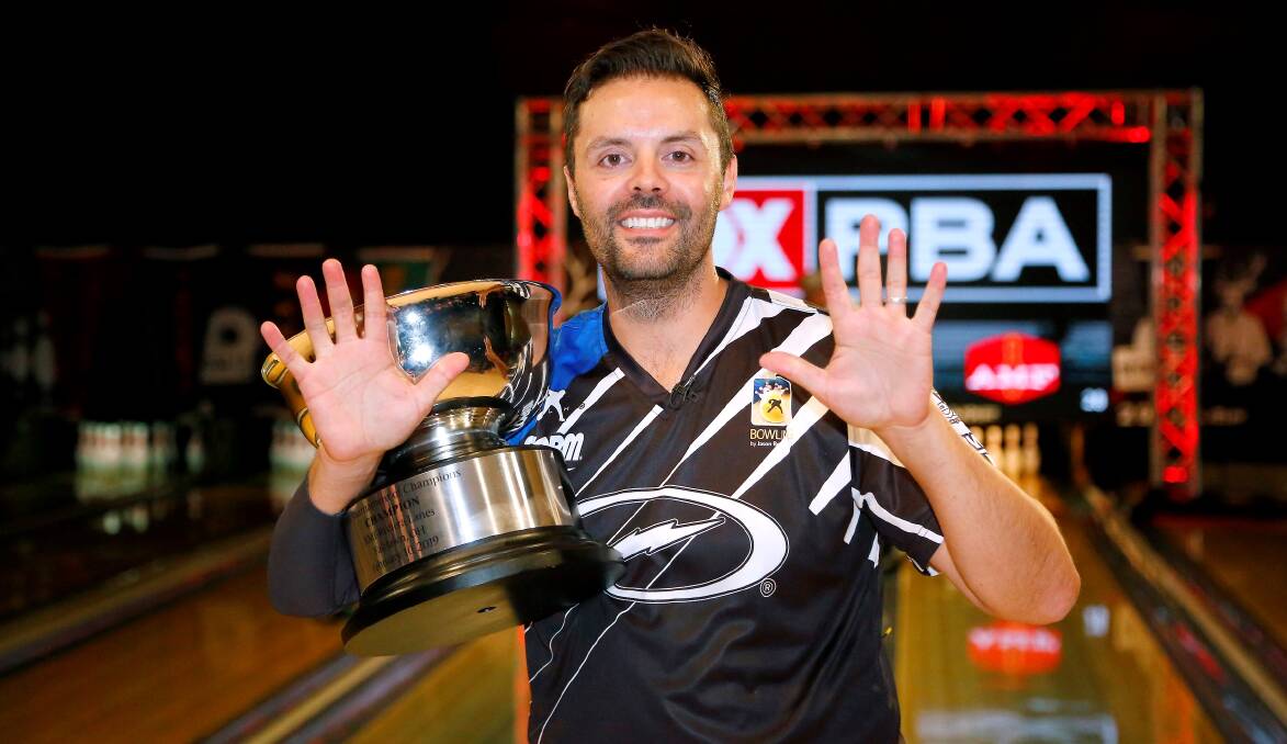 THE GOAT: Jason Belmonte celebrates his 10th major win, which pushes him closer to genuinely earning the tag of the greatest of all-time. Photo: PBA