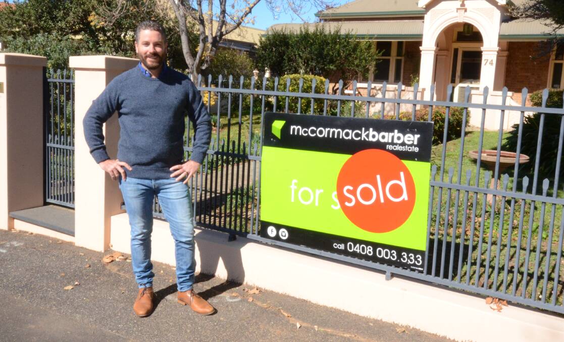 SUPPLY AND DEMAND: Peter McCormack, pictured in May last year, said he can't recall the property market in Orange booming as it is right now. Photo: JUDE KEOGH