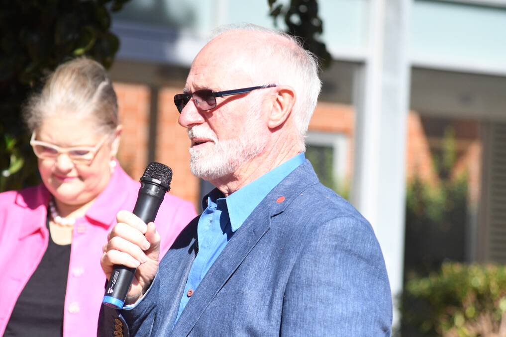 PROUD: Western NSW Local Health District board chair Scott Griffiths spoke at Wednesday's celebration. Photo: JUDE KEOGH