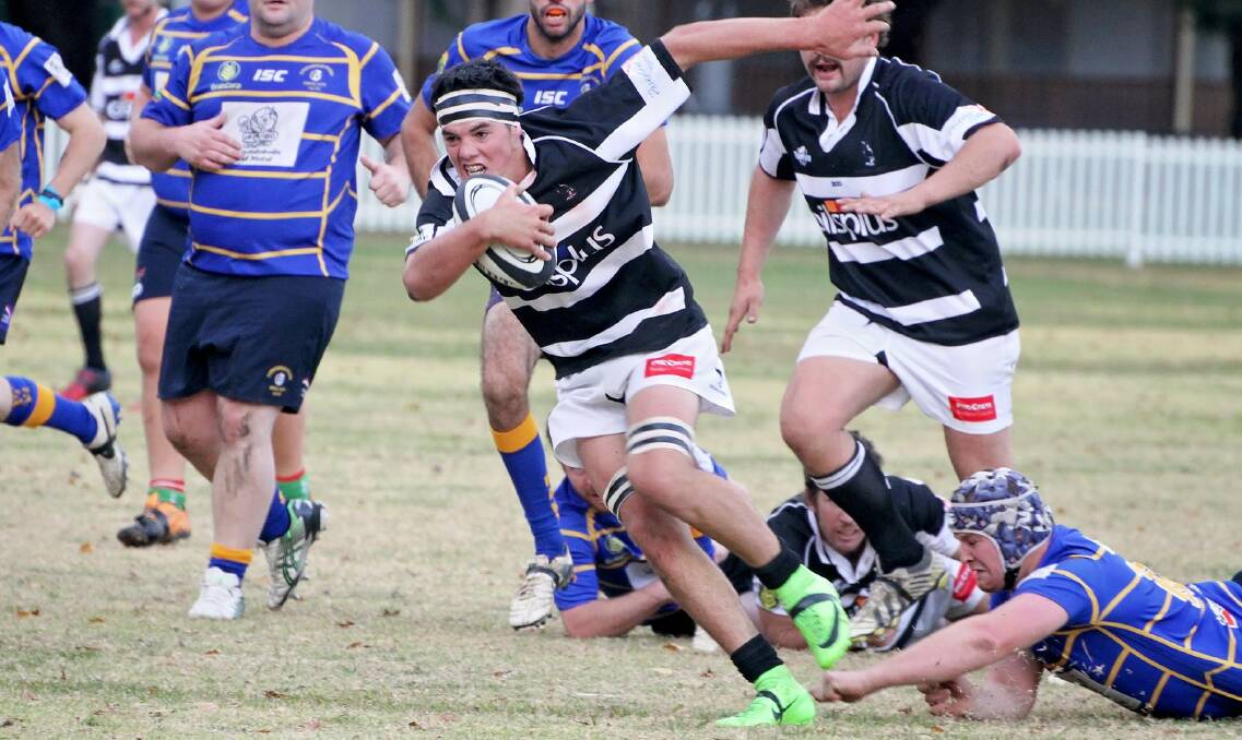 REDEMPTION BID: Matt Hobbs and his Molong Magpies welcome Coolah this weekend, the only side to have beaten them this year. Photo: BR ROBERTS PHOTOGRAPHY