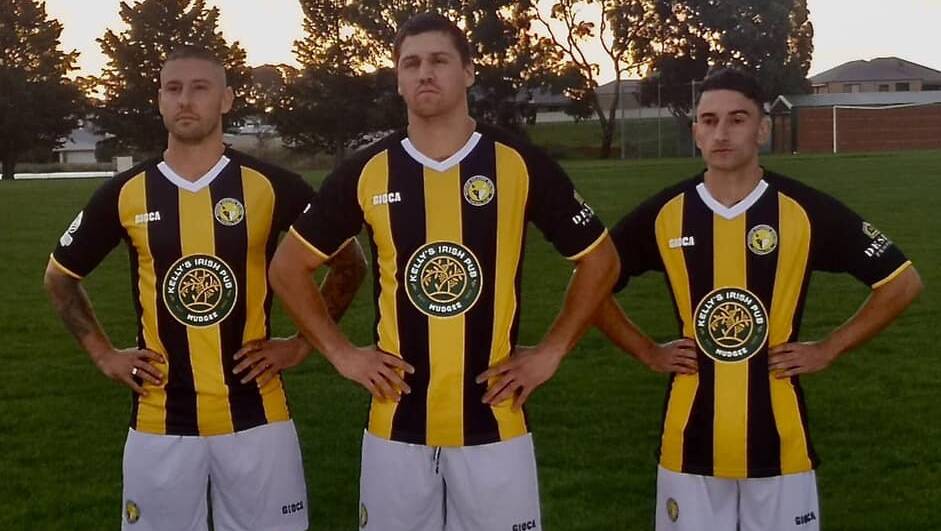 PICK OF THE BUNCH: Newcomers Mudgee Gulgong are trotting out the best kits in the Western Premier League. We can't get enough of these. photo: MUDGEE GULGONG FC