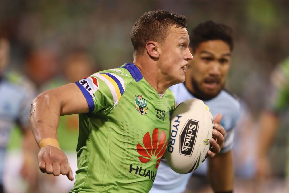 PERFECT FIT: A couple of legends of the game are suggesting Orange's Jack Wighton (pictured) is a real shout to take the NSW No.1 jersey from Wests Tigers fullback James Tedesco this year. Photo: GETTY IMAGES