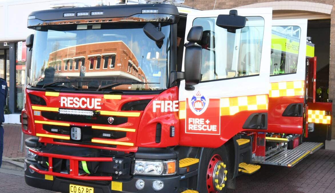 SHED SAVE: Fire and Rescue NSW were called to a shed fire in Prince Street on Wednesday evening. 