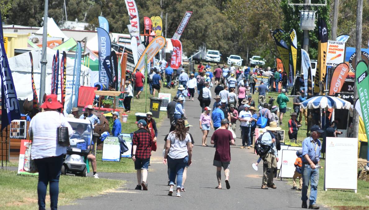 MORE FUNDING: Agricultural shows impacted by COVID-19, like the Australian National Field Days (pictured), have the opportunity to recover more expenses. Photo: JUDE KEOGH