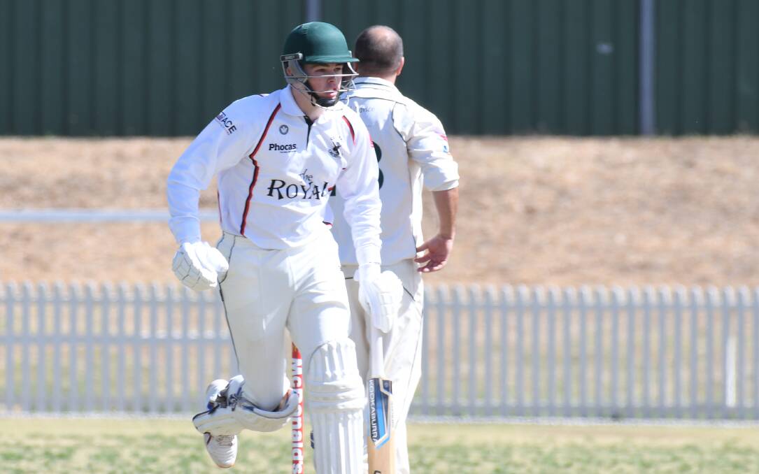 BUILDING BLOCK: Ben Winslade is one of just two Centrals bats who have passed 50 this summer, the side's top six needs to fire against Kinross this weekend. Photo: JUDE KEOGH