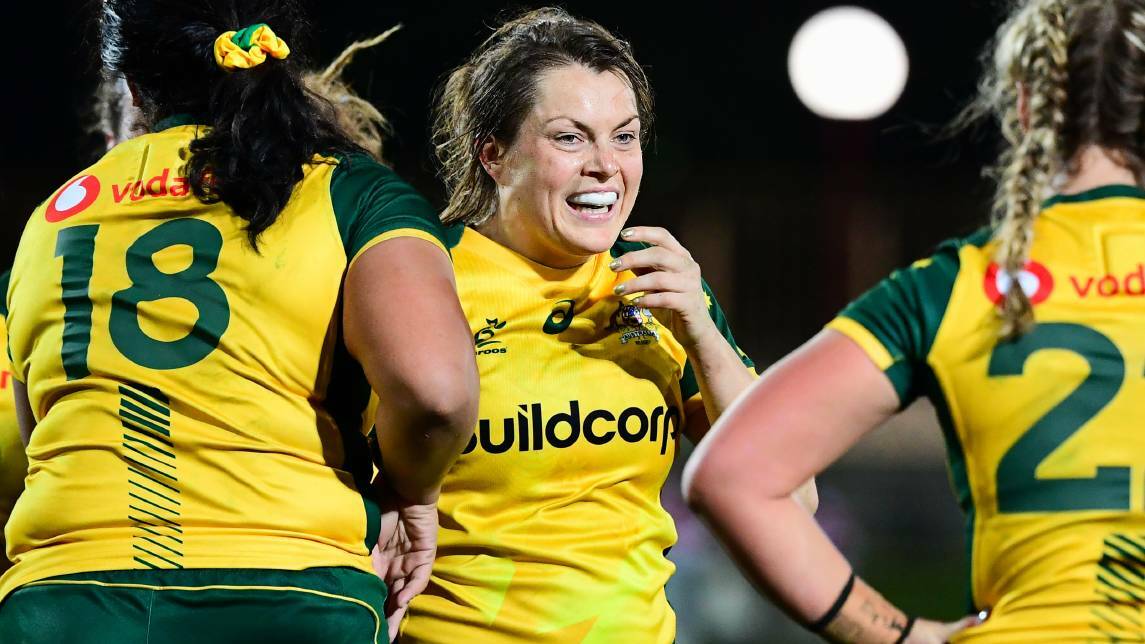 ROLE MODEL: Wallaroos' skipper Grace Hamilton has boosted the profile of women's rugby in the Central West massively. Photo: RUGBY AU/STU WALMSLEY