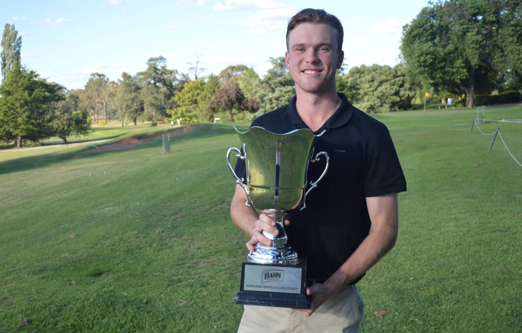 BACKING UP: James Conran picked up his fourth Central West District Golf Association open victory of the season last weekend. Photo: MATT FINDLAY