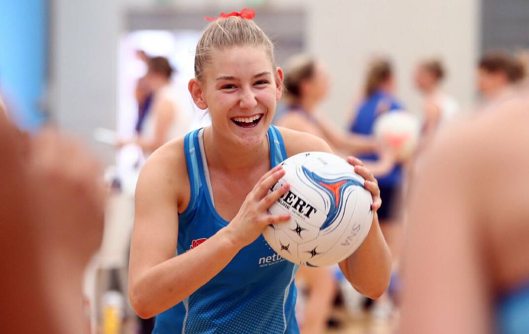 NATIONAL NOD: Just two days after being named for NSW again, Annie Miller received a call-up to Australia's under-21 squad. Photo: ANDREW MURRAY
