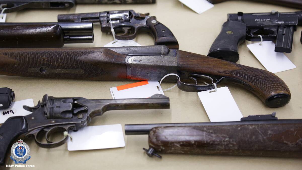 HAND THEM IN: Weapons that were surrendered in previous amnesties, the new program will allow residents to hand in illegal firearms with no time frame. Photo: NSW POLICE FORCE