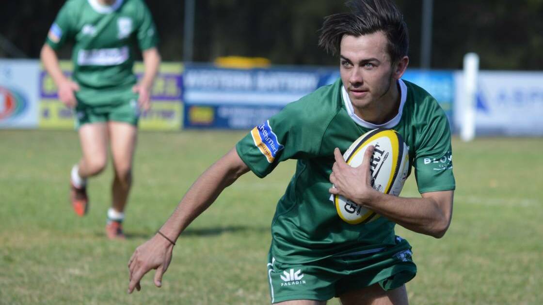BRIGHT PROSPECT: Louis Carr will once again line-up in Emus' Kiama Sevens side, he was one of the best-performed for the greens last year. Photo: MATT FINDLAY
