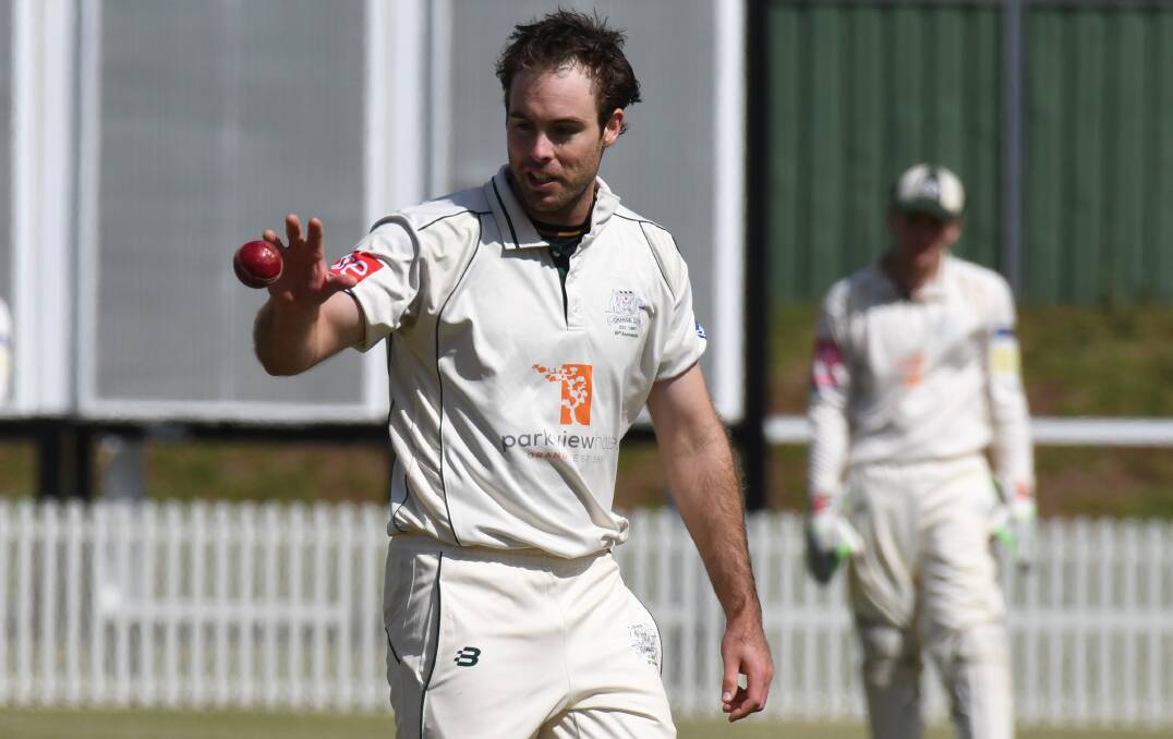 DEMOLITION JOB: Despite Wade Park being a 'highway', Brett Causer claimed five wickets in both of Centrals' innings to snare incredible match figures. Photo: JUDE KEOGH