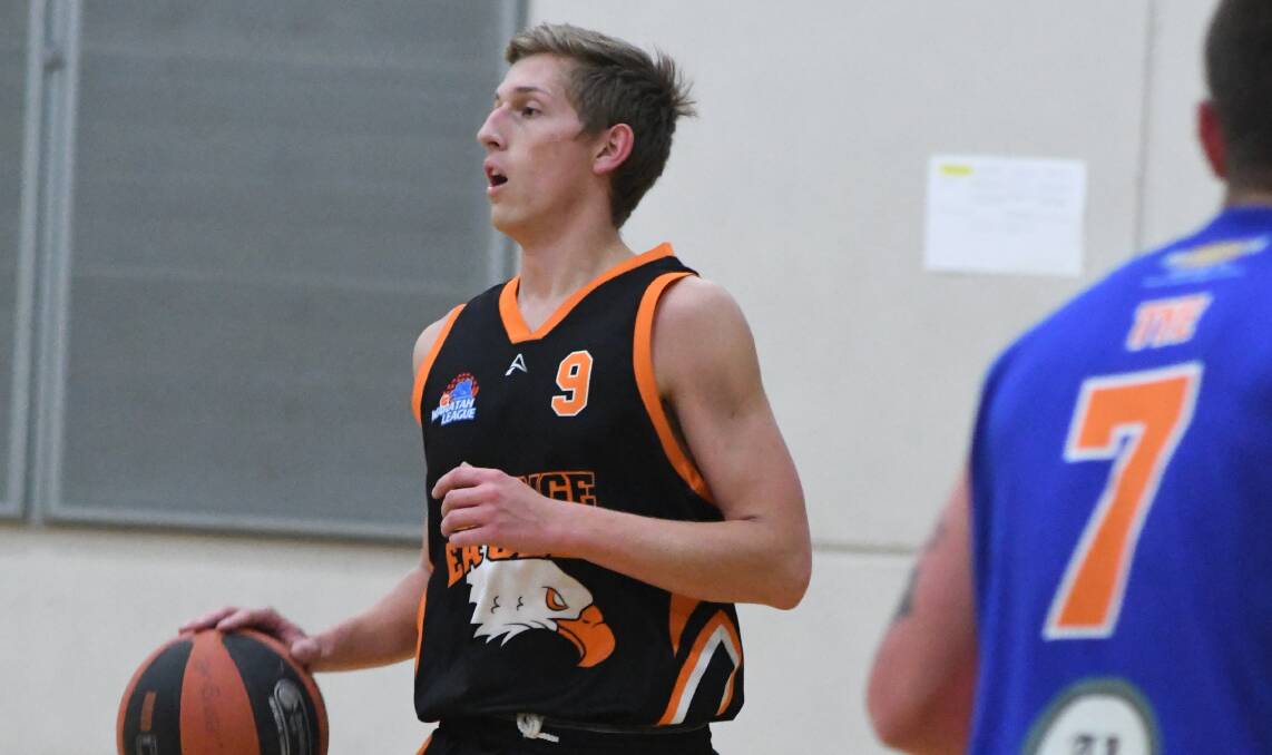 SHINING LIGHT: In a tough return campaign Kobe Mansell has been one of the Orange Eagles' best so far this season, but he knows his entire side will face a huge challenge this weekend when they host the competition leaders. Photo: JUDE KEOGH