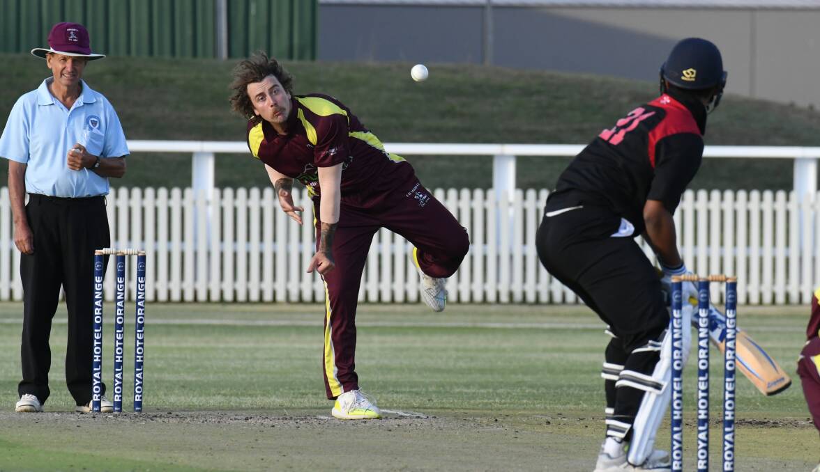 THE BIG FACTOR: Mitch Black is now Orange's premier spinner, but he's not imposed himself as heavily in the Royal Hotel Cup yet. Photo: JUDE KEOGH