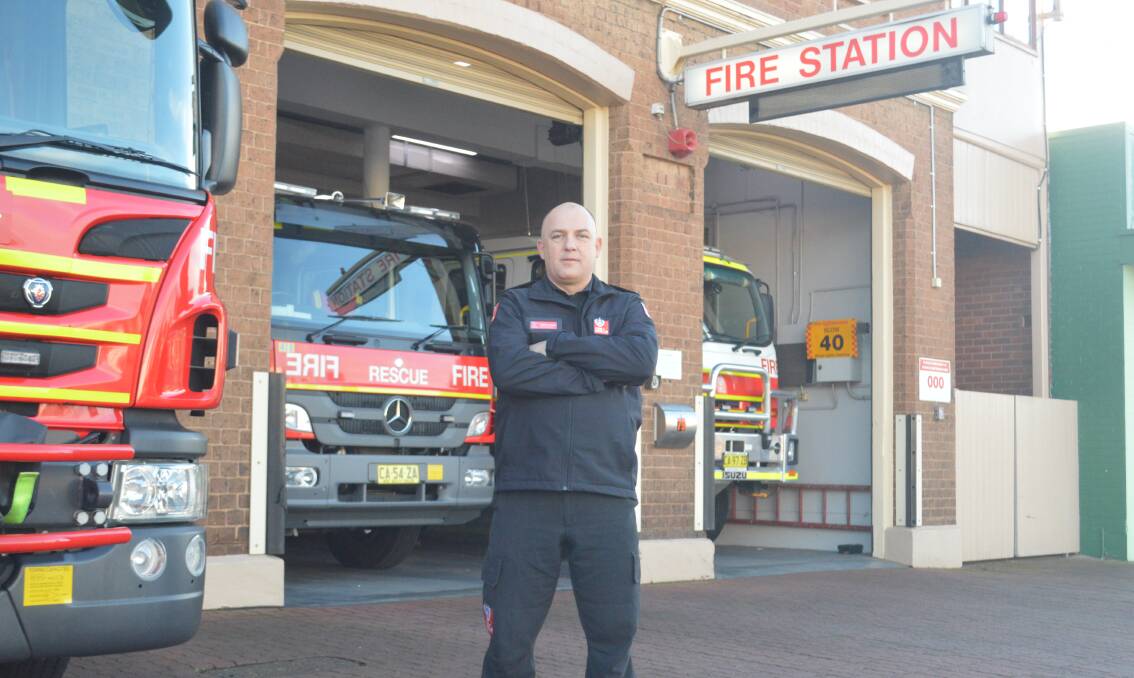 FIGHTING FIRE WITH FIRE: James Patrech has seen plenty during his time as a firefighter - the good, the bad and the ugly. Photo: MATT FINDLAY
