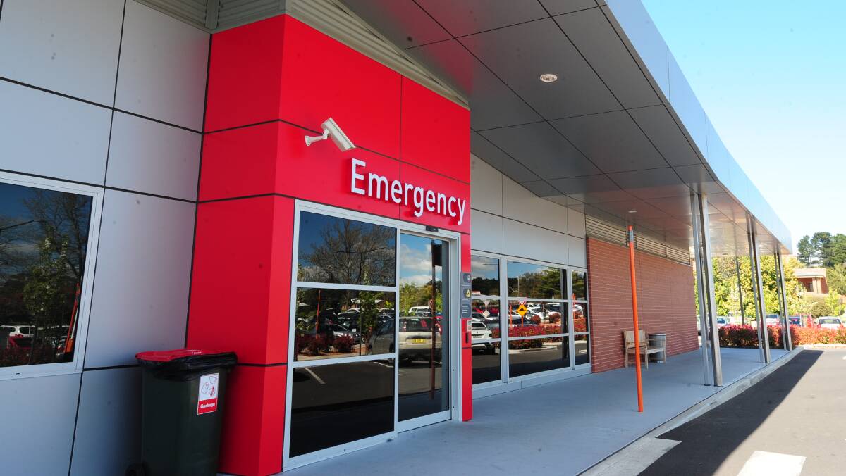 INCREASE: New figures show a first-quarter increase in terms of patient presentations and wait times at Orange's emergency department, compared to the preivous year. Photo: FILE