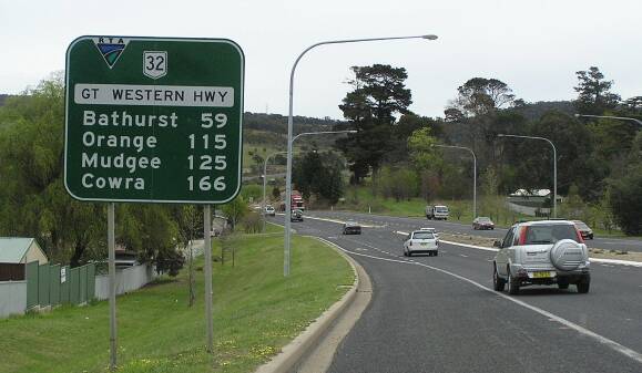 CHANGED CONDITIONS: Improvements on the Great Western Highway just outside Lithgow will begin on Sunday. Photo: FILE