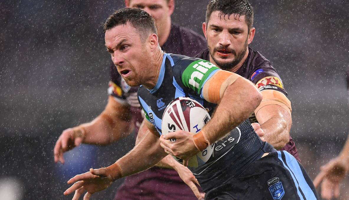 THE MAN: James Maloney sent his critics an emphatic message on Sunday night, with a stunning performance in his State of Origin recall. Photo: AAP