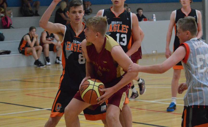 HARD IN THE PAINT: Zak Simons will represent NSW Country at the Australian Junior Country Basketball Cup.