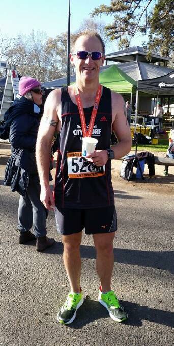 GREAT EFFORT: Iain McLean ran a strong time in the Boston Marathon. Photo: CONTRIBUTED