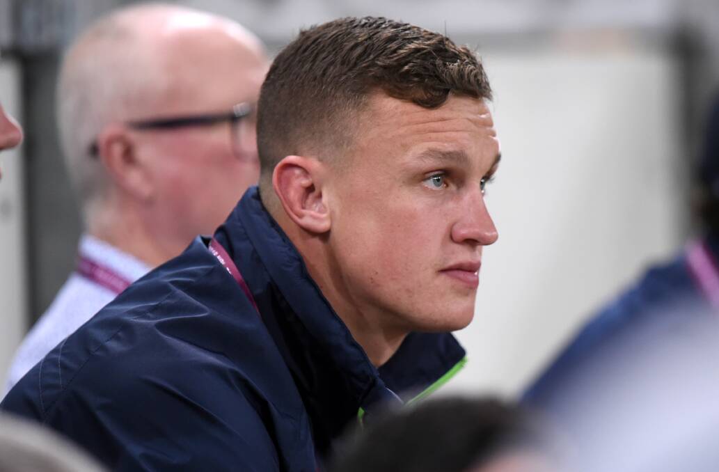 SIDELINED: Jack Wighton was handed a six-game suspension by the Canberra Raiders' board, two of which he's already missed. Photo: NRL PHOTOS