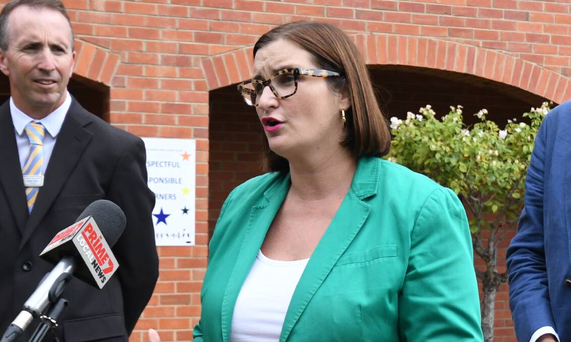 WHEELS IN MOTION: Education minister Sarah Mitchell insists the government is working to address teacher shortages in Orange. Photo: JUDE KEOGH