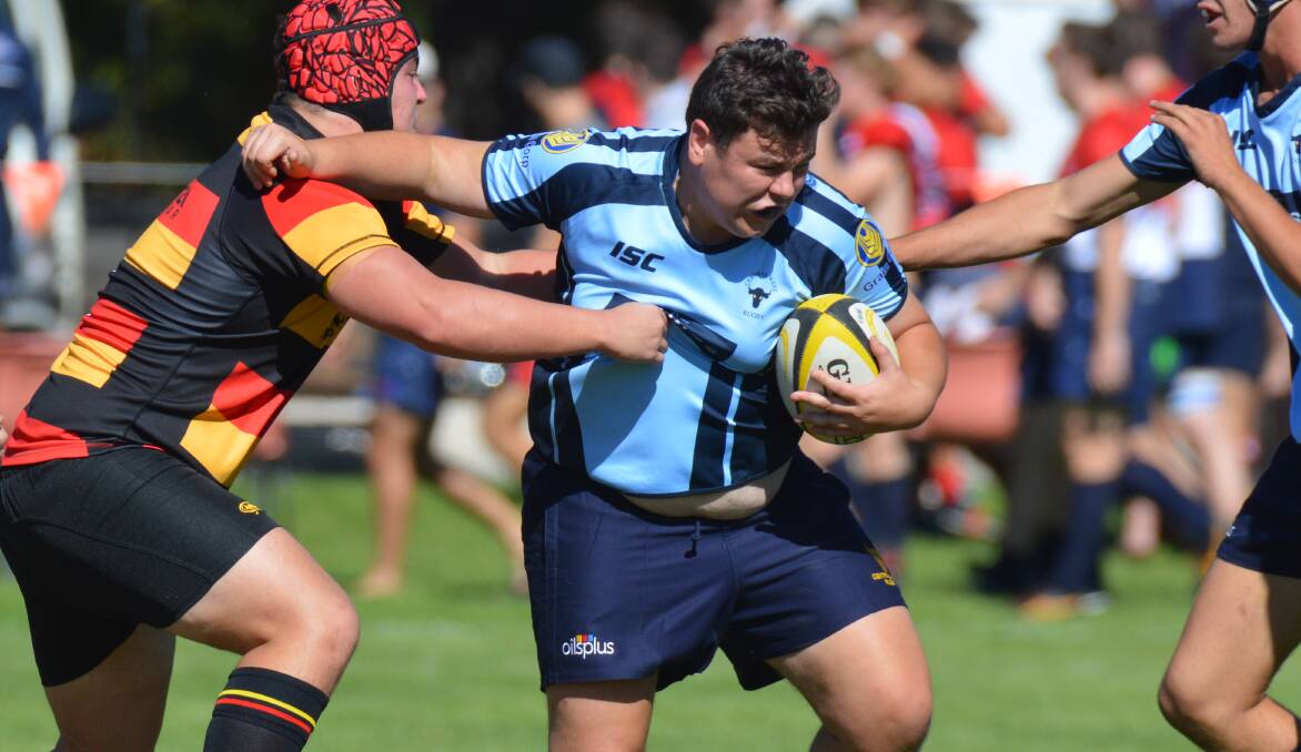 BLUE BULLS BOLTERS: Orange City's Hayden Goodall is one of eight Central West players in the NSW Country Colts squad, another nine Blue Bulls made the open squad and two got a women's sevens merit side nod. Photo: MATT FINDLAY