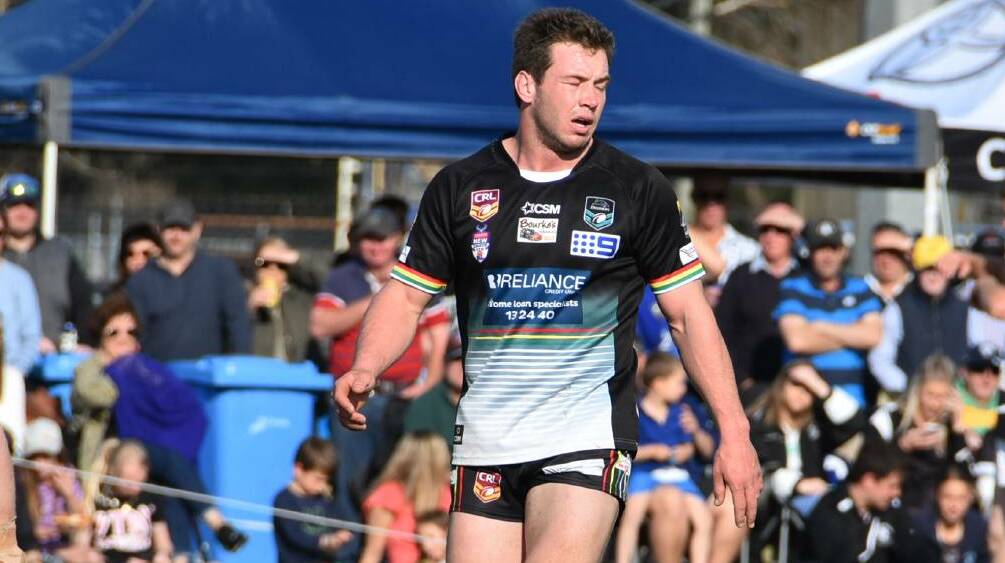 GONE: Bathurst Panthers' premiership-winning captain-coach Doug Hewitt has been ruled out with injury and is expected to miss the first three weeks of the season. Photo: PETER GUTHRIE