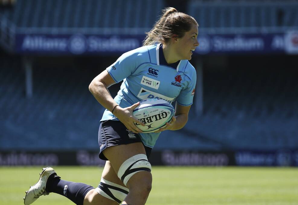 THE FINAL STEP: Grace Hamilton and her NSW Waratahs are undefeated so far, but that means little if they can't put it together in Friday's Super W decider. Photo: KAREN WATSON