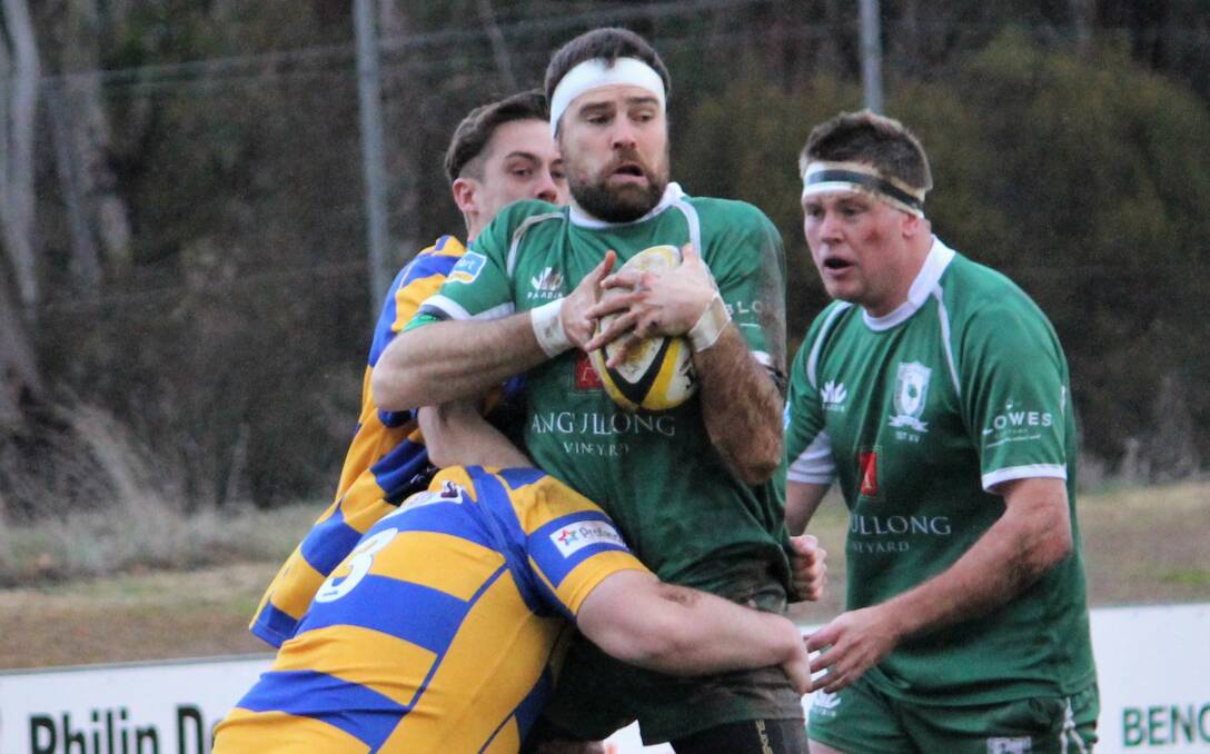 STAY IN THE MOMENT: Nick Hughes-Clapp says his Emus side isn't looking any further ahead than Cowra, despite being able to potentially clinch the minor premiership this weekend. Photo: DON MOOR