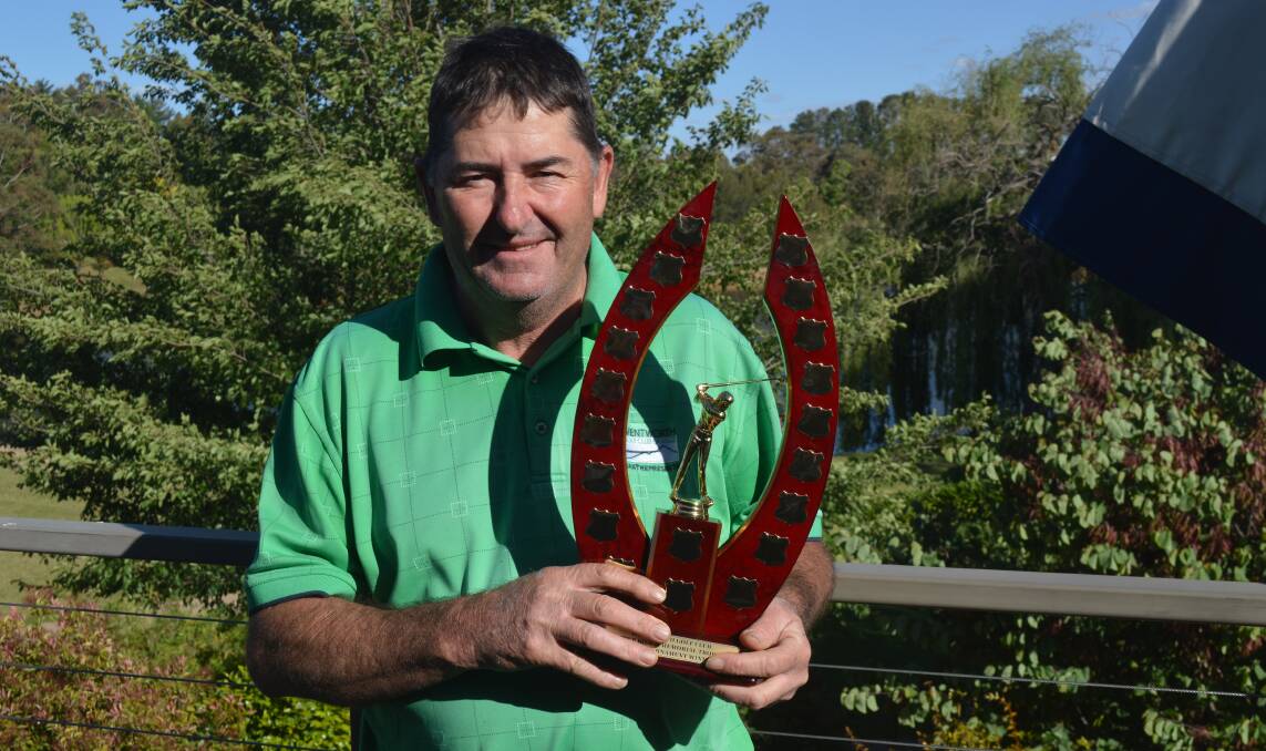 LONG TIME COMING: Craig Coles claimed his maiden Wentworth Open win on the weekend, sealing the inaugural Steve Roach Memorial Trophy in the process. Photo: MATT FINDLAY