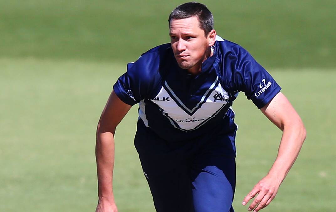 TITLE DEFENCE: Former Kinross quick Chris Tremain headlines Victoria's squad for this summer's Marsh Cup defence. Photo: GETTY via CRICKET VICTORIA