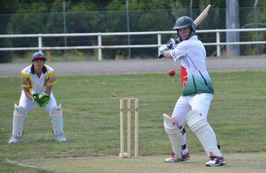 MATCH-WINNER: Ryan Gurney, pictured playing club cricket for Lidsdale, led his Lithgow side to victory with 80 not out in the Lightning's remarkable chase. Photo: LITHGOW MERCURY