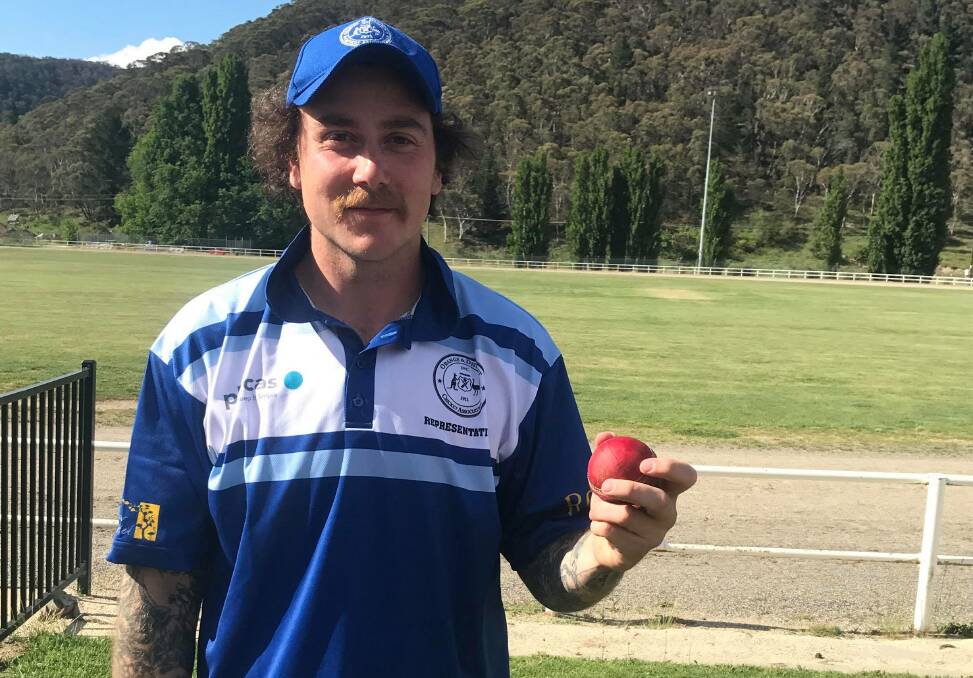SPIN CYCLE: Mitch Black stunned Lithgow on Sunday, taking an eight-wicket haul to lead Orange's second straight President's Cup victory. Photo: JACKSON COOTE