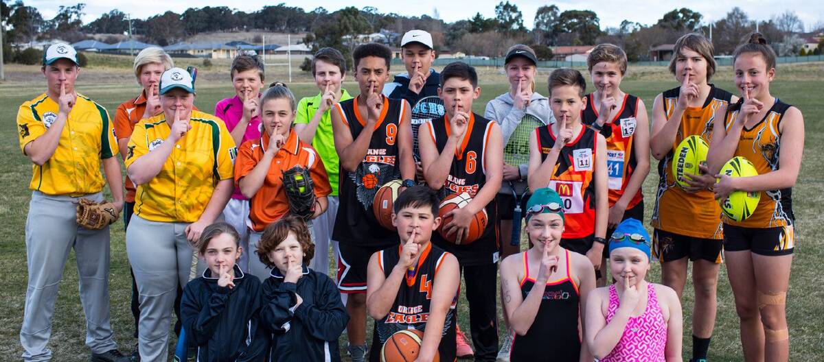 A LITTLE RESPECT: A huge amount of Orange and the region's clubs and associations are supporting the Shoosh for Kids program. Photo: SUPPLIED