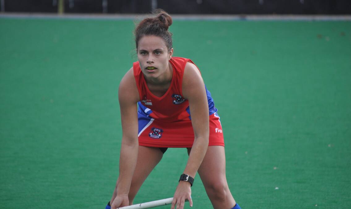 MOVING FORWARD: Confederates star Rach Divall has been named in the NSW AHL squad. Photo: NICK McGRATH