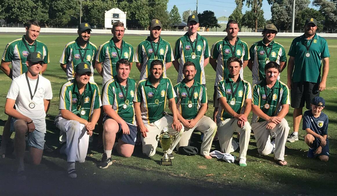 CHAMPIONS: Bathurst celebrated a win in Sunday's Mitchell T20 Cup. Photo: BDCA