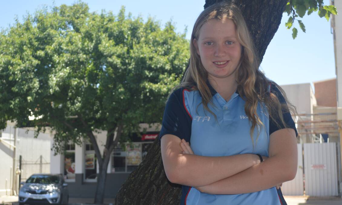 CAN'T STOP, WON'T STOP: Jess Healey had a massive year in 2018 and she'll be busy next year too, starting with the under-13 indoor hockey national titles. Photo: MATT FINDLAY