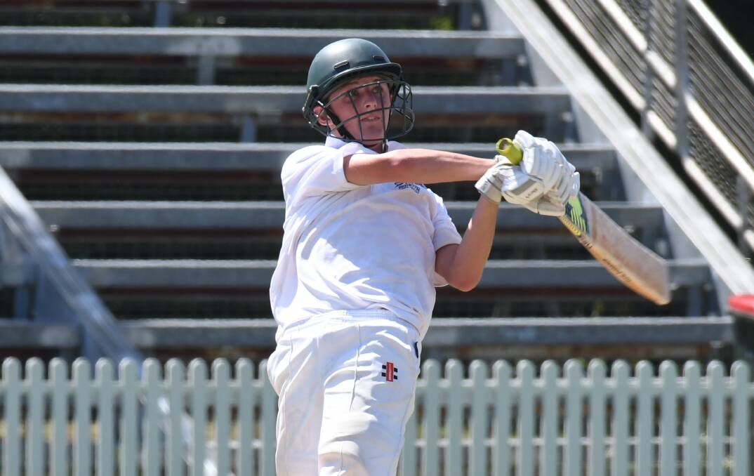 UNDER PRESSURE: Bailey Tebbutt was first picked in our team of the tournament, thanks to his wonderful grand final half century. Photo: JUDE KEOGH