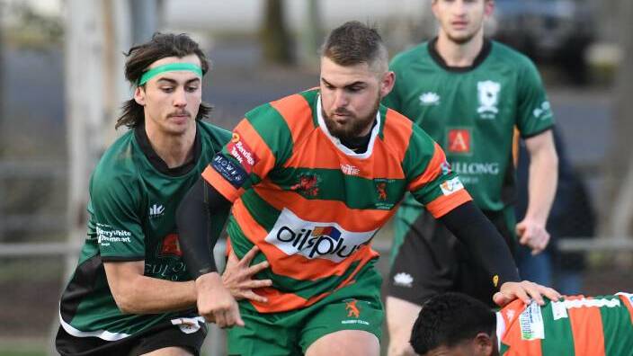 THE STAR: Orange City's Keegan Harding led his side to a draw against Emus last time around, the Lions are hoping to get a step further this weekend. Photo: JUDE KEOGH